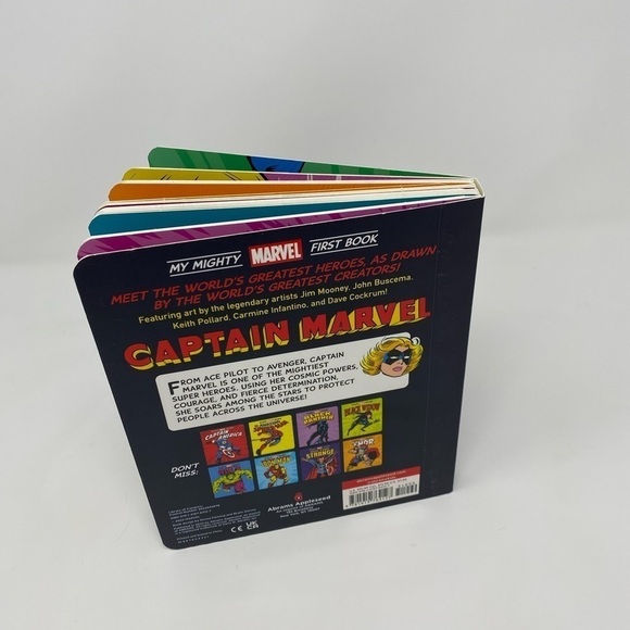 My Mighty Marvel Captain Marvel First Board Book - Picture 4 of 4
